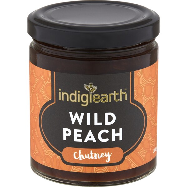 Indigiearth Wild Peach Chutney 220g