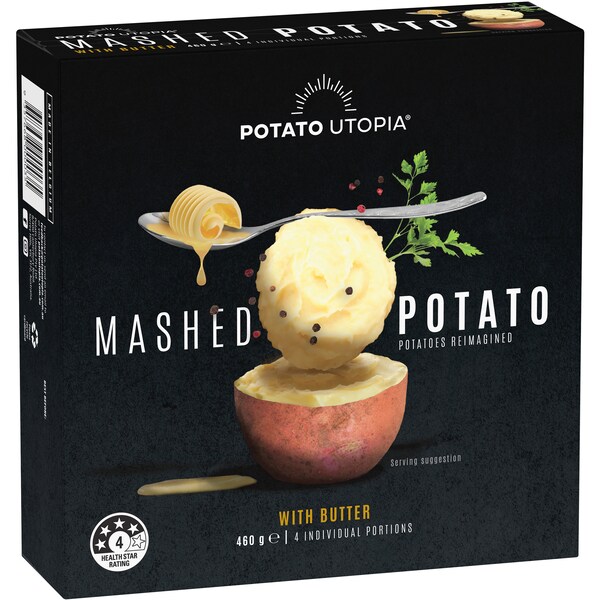 Potato Utopia Mashed Potato With Butter 460g
