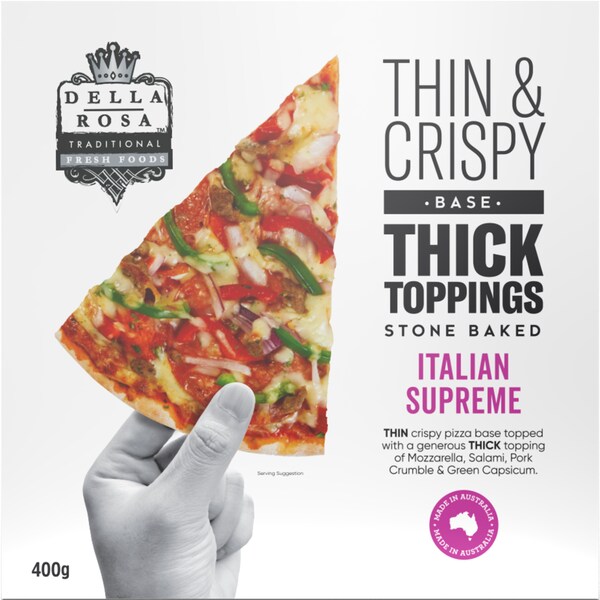 Della Rosa Italian Supreme Pizza 400g