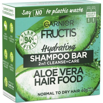 Garnier Fructis Hair Food Shampoo Bar Aloe Vera 60g | Woolworths