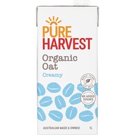 Pure Harvest Organic Oat Creamy Long Life Milk UHT