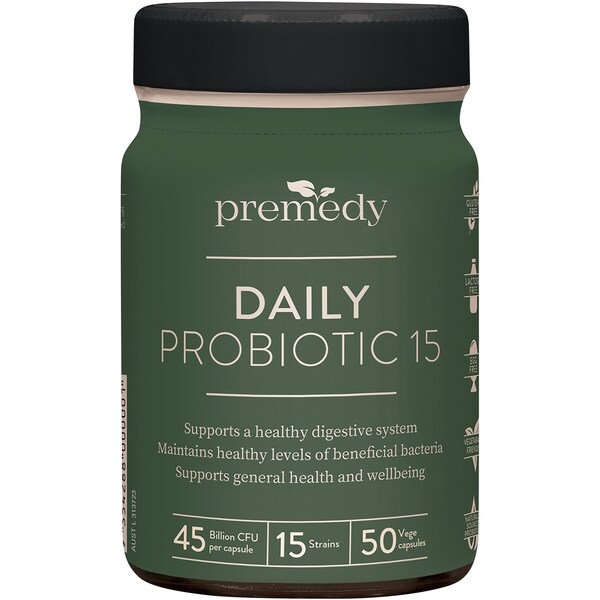 Premedy Daily Probiotic 15 Capsules 50 pack