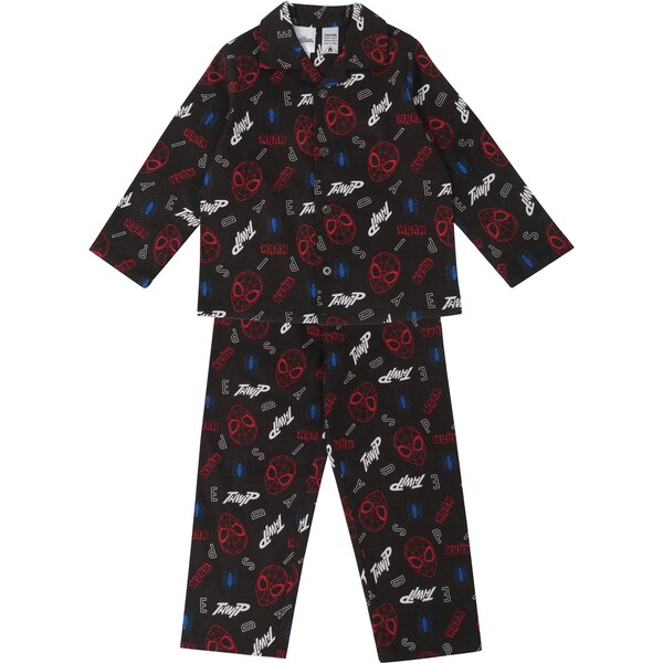 Marvel Kids Spiderman Flannelette Pyjamas Size 8 each