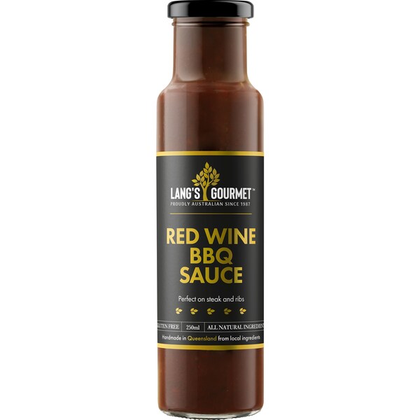Lang's Gourmet Red Wine BBQ Sauce 250mL