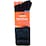 Underworks Heat Bods Thermal Insulated Socks Mens Navy Assorted each