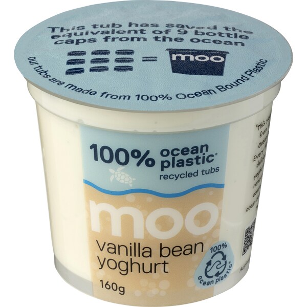 Moo Vanilla Bean Yoghurt 160g