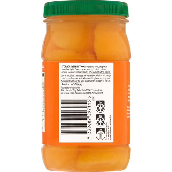Woolworths Apricots In Juice 700g bunch