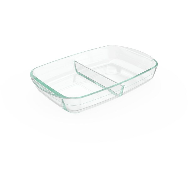 Pyrex Divided Glass Bakeware Dish Each