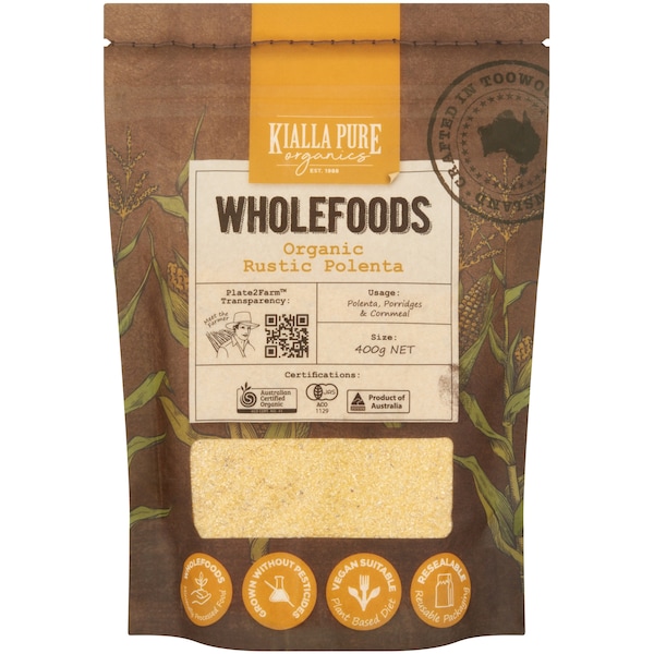 Kialla Pure Organics Rustic Polenta 400g