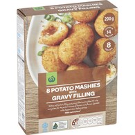 Woolworths Potato Mashies With Gravy Filling 8 Pack