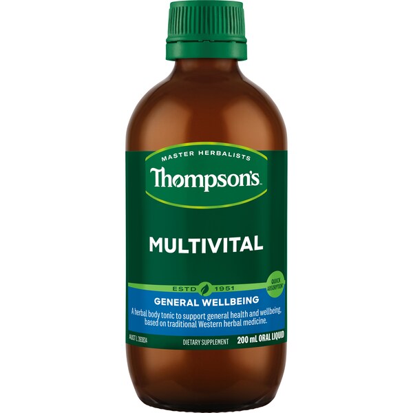 Thompsons MultiVital General Wellbeing Oral Liquid 200mL