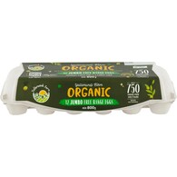 Yallamundi Farm 12 Pack Organic Jumbo Free Range Eggs