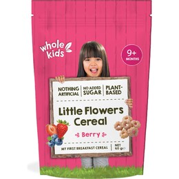 Whole Kids Organic Stage 2 Cereal Little Flowers Berry 40g – Woolworths