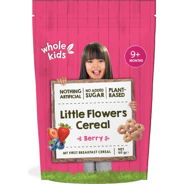Whole Kids Organic Stage 2 Cereal Little Flowers Berry 40g