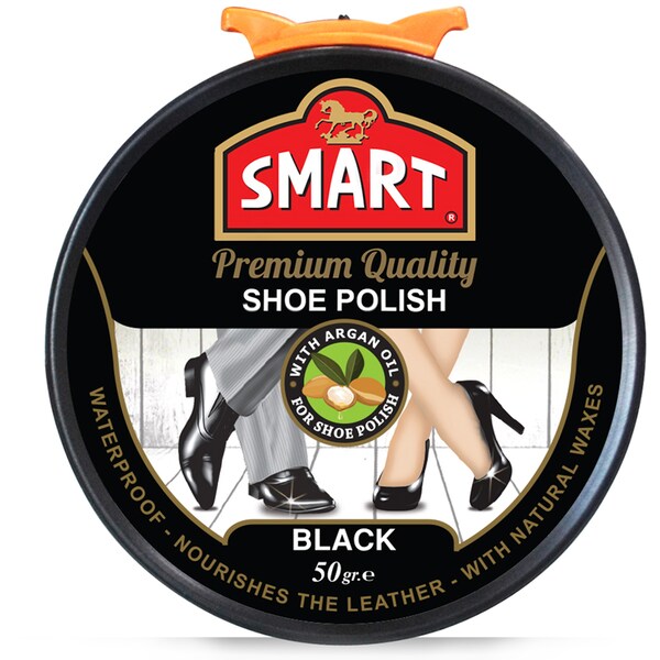 Smart Smart Shoe Polish Paste Black 50g