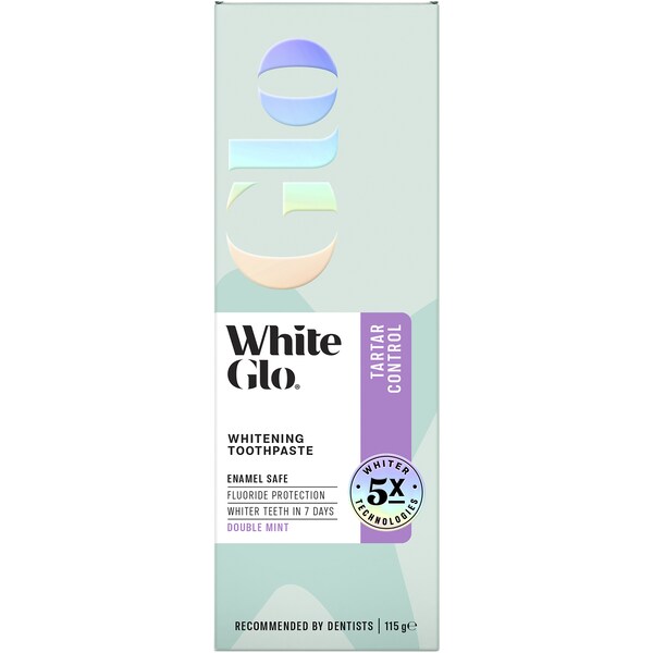 White Glo Whitening Toothpaste Tartar Control 115g