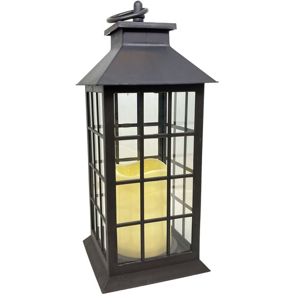 Gardman Led Lantern With Candle - Grid Each