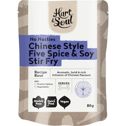 Hart & Soul Chinese Style Five Spice & Soy Stir Fry Recipe Base 80g – Woolworths