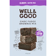 Well & Good Gluten Free Choc Fudge Brownie Mix
