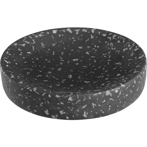 Inspire Terrazzo Soap Dish Black Each
