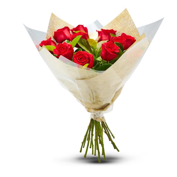 Valentine's Day Gift Of Love Bouquet 12 Stem Red Roses Each