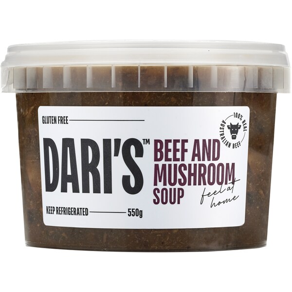 Dari's Beef & Mushroom Soup 550g