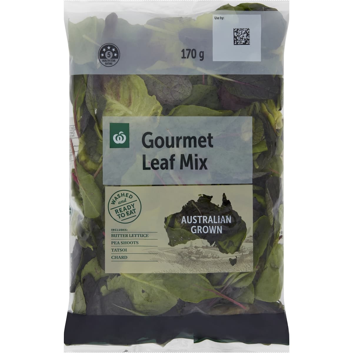 Woolworths Lettuce Gourmet Leaf Mix 170g bunch