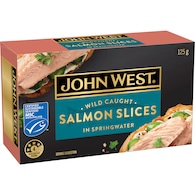 John West Wild Caught Salmon Slices Springwater