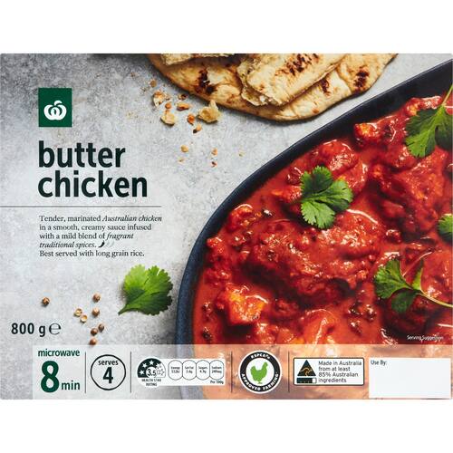 Woolworths Butter Chicken 800g bunch