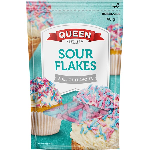 Queen Sour Flakes 40g