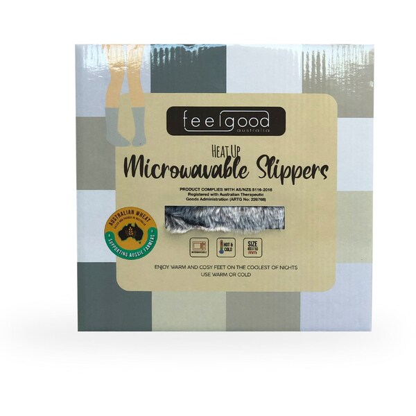 Feelgood Australia Wheat Slippers Marle Grey Each