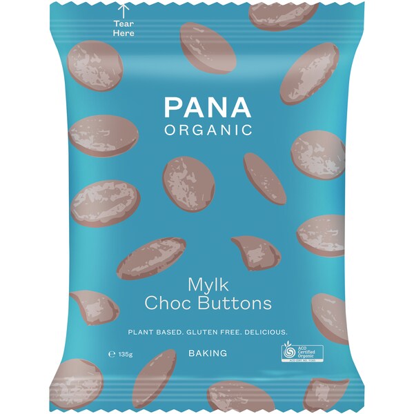 Pana Organic Mylk Choc Buttons 135g
