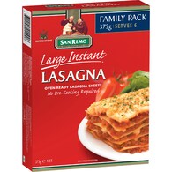 San Remo Lasagne Pasta Instant Large Fam Pack