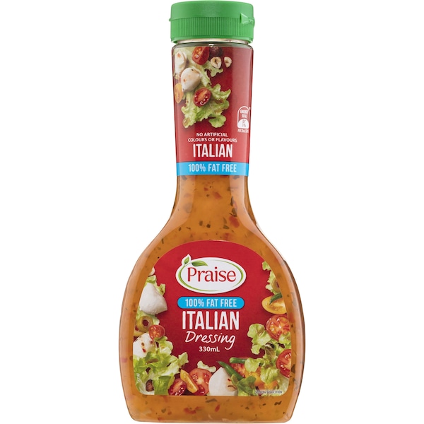 Praise Dressings Italian Fat Free 330mL