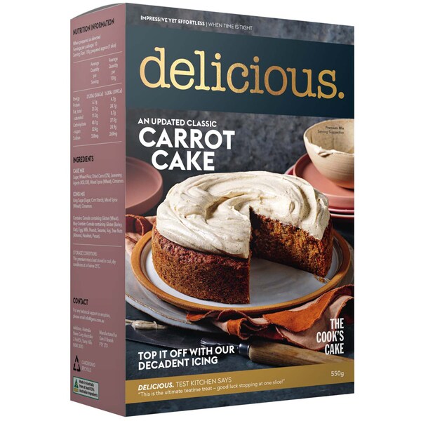 Delicious Carrot Cake 550g