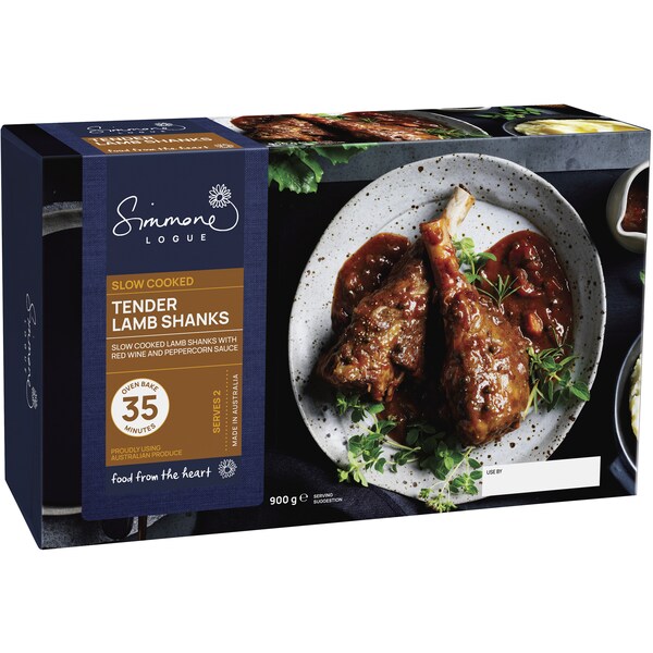 Simmone Logue Slow Cooked Lamb Shanks 900g