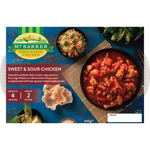 Mt Barker Sweet & Sour Chicken 400g