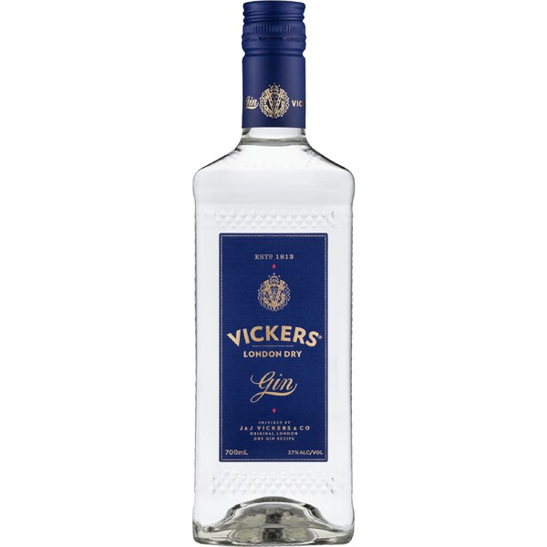 Vickers London Dry Gin 700ml