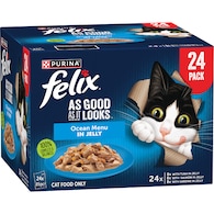 Felix Ocean Menus In Jelly Cat Food Tuna Salmon & Sardine