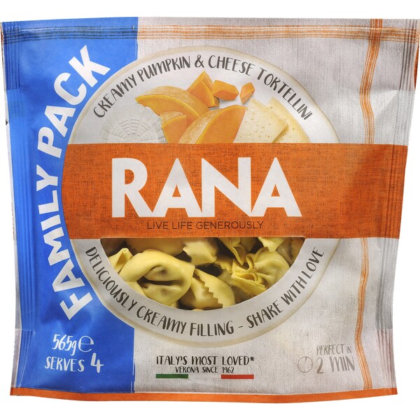 Rana Creamy Pumpkin & Cheese Tortellini 565g