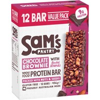 Sam's Pantry Chocolate Brownie with Roasted Almonds Protein Bar
