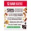 Sam's Pantry Scorched Almond Slow Roasted Nut Bar With Dark Choc 12 Pack 408g