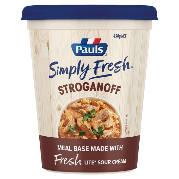 Pauls Simply Fresh Stroganoff Meal Base 450g