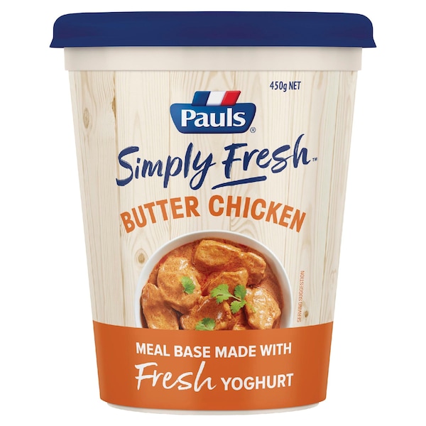 Pauls Simply Fresh Butter Chicken Meal Base 450g