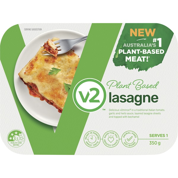 V2 Plant Based Lasagne 350g