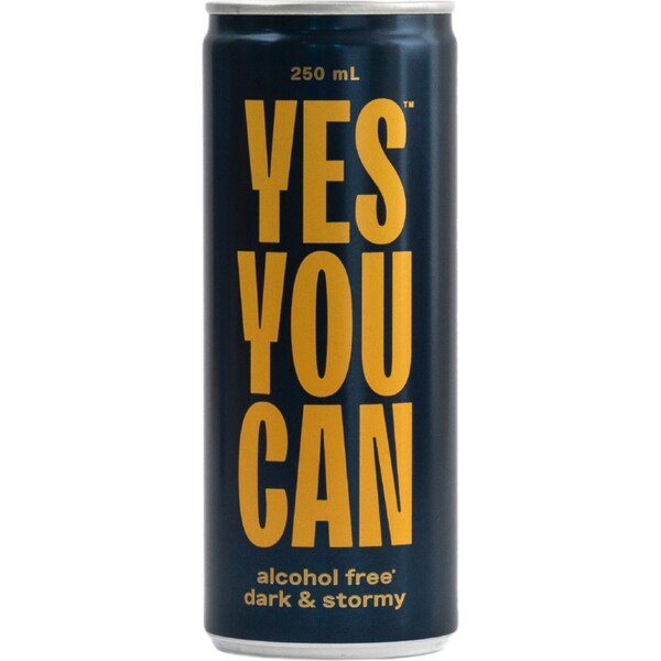 Yes You Can Alcohol Free Dark & Stormy Can 250ml