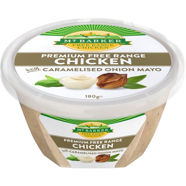 Mt Barker Premium Free Range Chicken Caramelised Onion Mayo Filling 180g