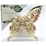 Christmas Divine Butterfly Yellow Gold Ornament Each