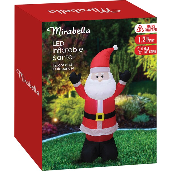 Christmas Inflatable Santa 120cm Each
