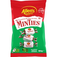 Allen's Minties Mint Chewy Lollies Bag
